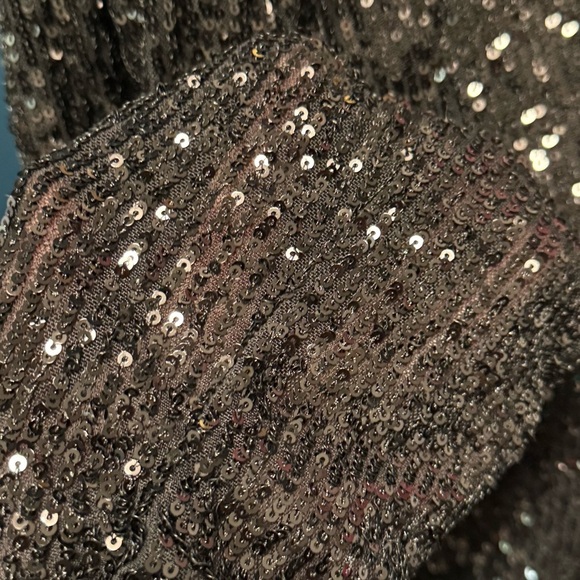 Love M Black Sequin Dress L - Picture 9 of 11